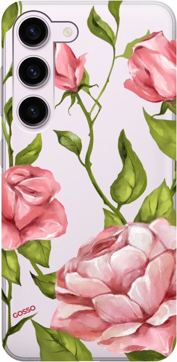 

Чехол на Samsung Galaxy S23 с 3D принтом "Amazing Roses" прозрачный, Прозрачный;белый, 158303