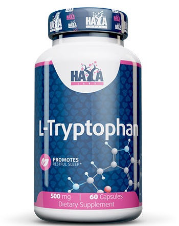 Аминокислота Haya Labs L-Tryptophan (L-Триптофан) 500 мг 60 капсул