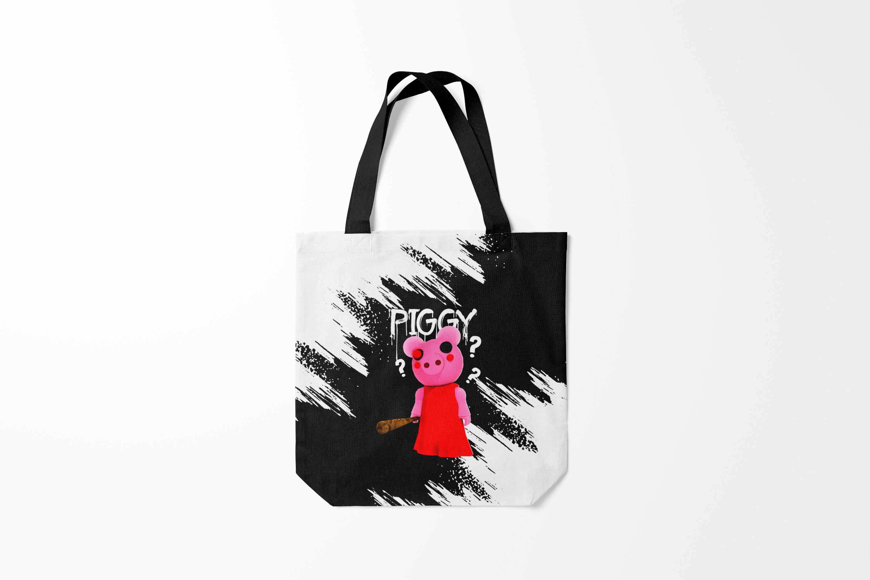 

Сумка шoппер унисекс Burnettie Roblox PIGGY СВИНКА ПИГГИ, черный, Roblox PIGGY СВИНКА ПИГГИ