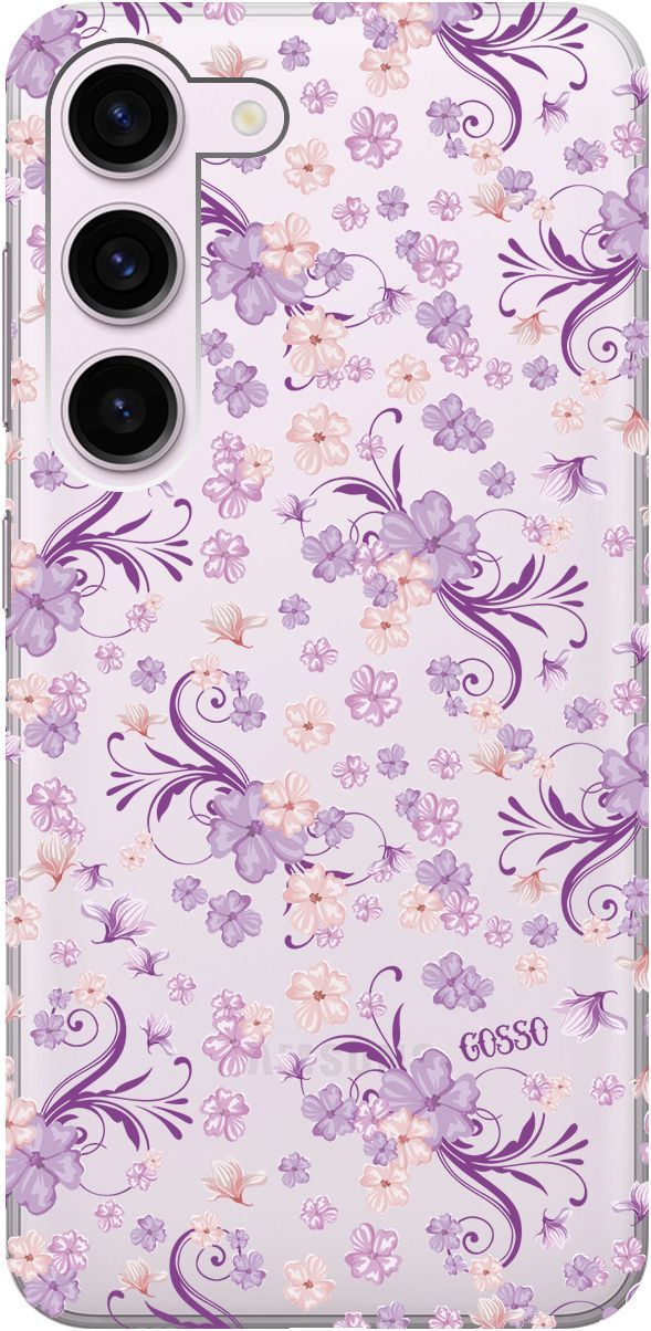 

Чехол на Samsung Galaxy S23 с 3D принтом "Lilac Flowers" прозрачный, Прозрачный;фиолетовый, 158303