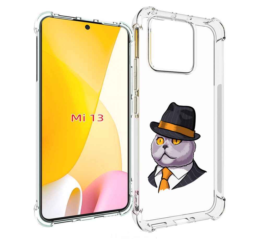 

Чехол MyPads британец для Xiaomi 13, Прозрачный, Tocco