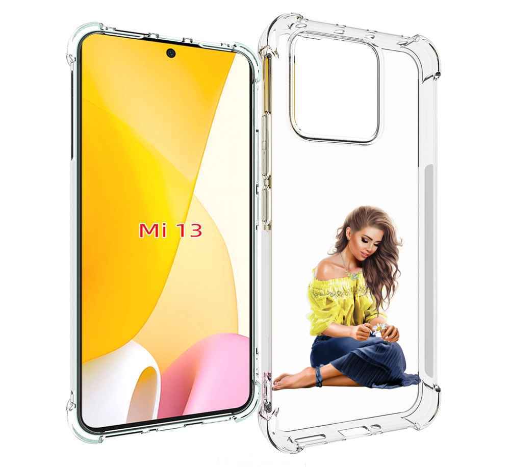 

Чехол MyPads миленькая-девочка женский для Xiaomi 13, Прозрачный, Tocco