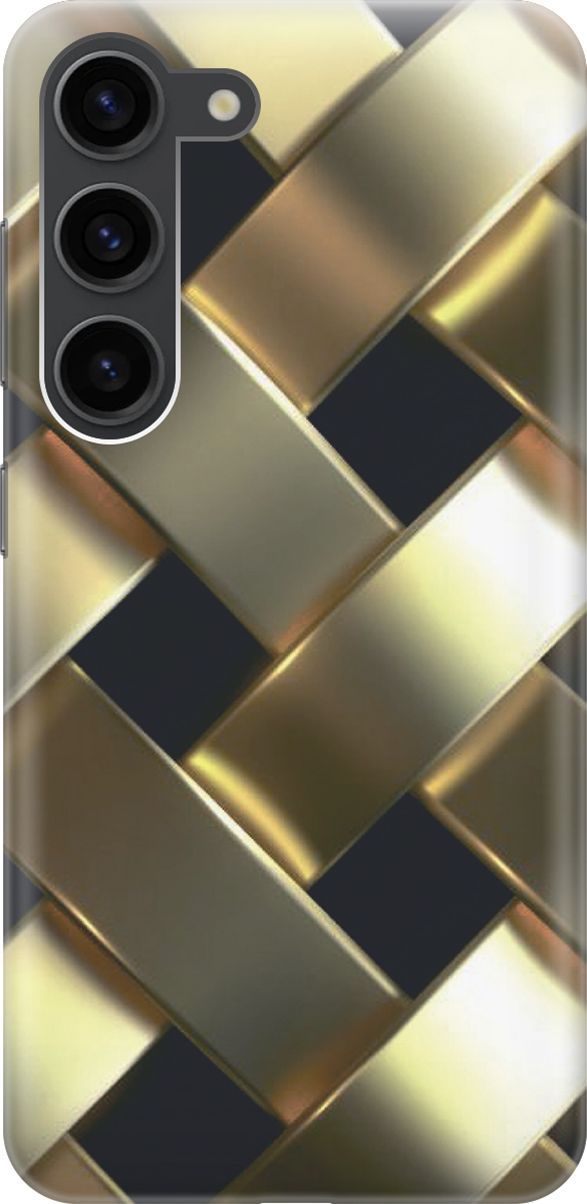Чехол на Samsung Galaxy S23 с эффектом блеска 