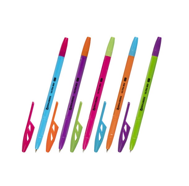 

Ручка шариковая Brauberg Ultra Mix, синяя, узел 0,7 мм, 143567, 143567