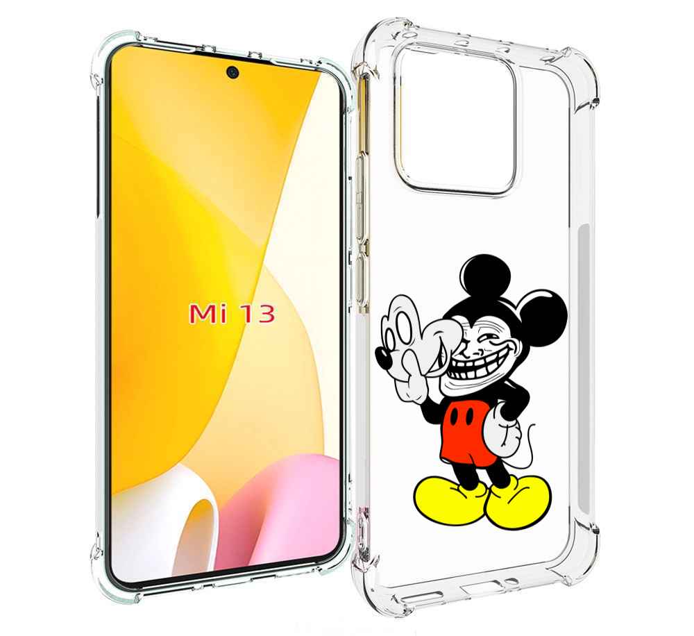 

Чехол MyPads микки-маус-троллер для Xiaomi 13, Прозрачный, Tocco