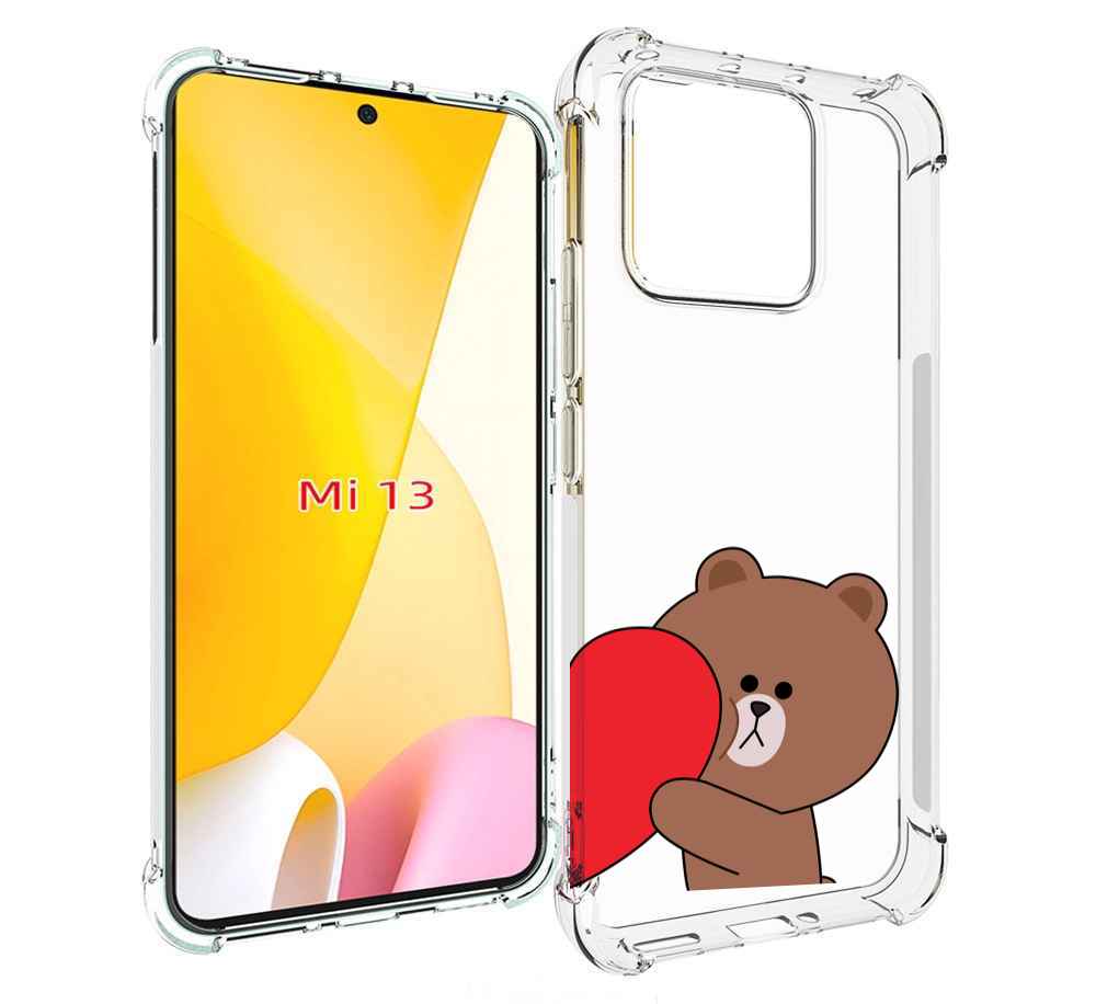 

Чехол MyPads медвежонок детский для Xiaomi 13, Прозрачный, Tocco