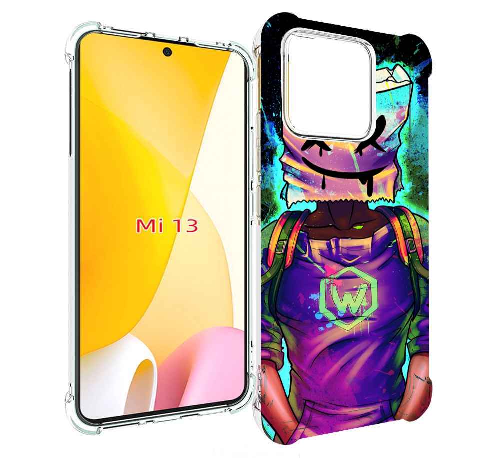 

Чехол MyPads маршмеллоу-глитч для Xiaomi 13, Прозрачный, Tocco
