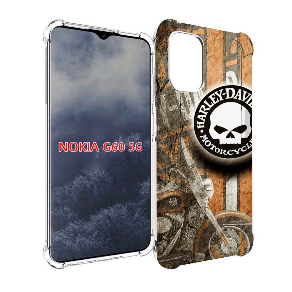 

Чехол MyPads харлеи девидсон для Nokia G60 5G, Прозрачный, Tocco