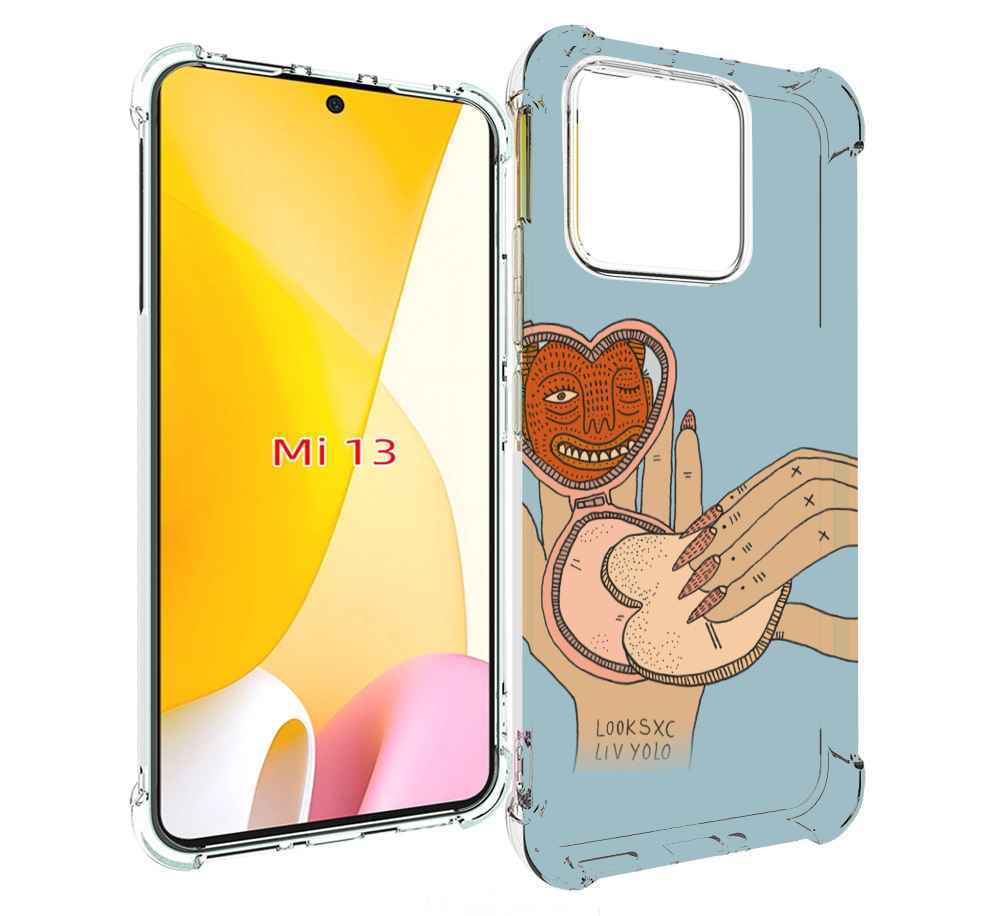 

Чехол MyPads макияж картинка женский для Xiaomi 13, Прозрачный, Tocco