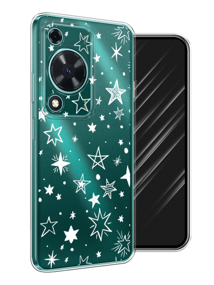 

Чехол Awog на Huawei Nova Y72 "Звездочки графика белая", Прозрачный;белый, 6123650-1