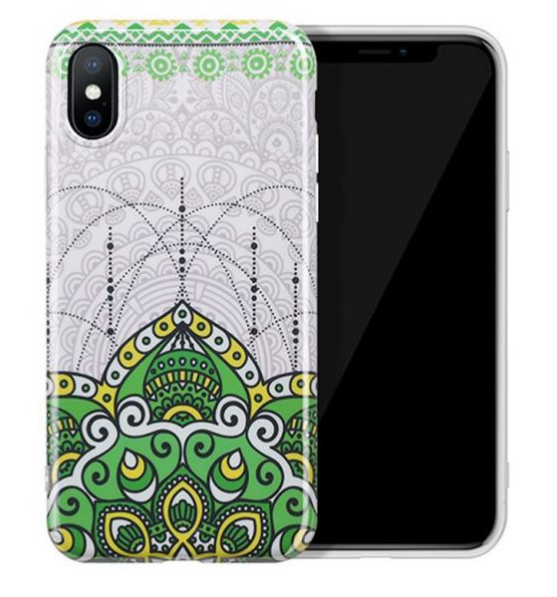 Чехол силиконовый для iPhone X/XS, Hoco, Doren series protective case, зеленый