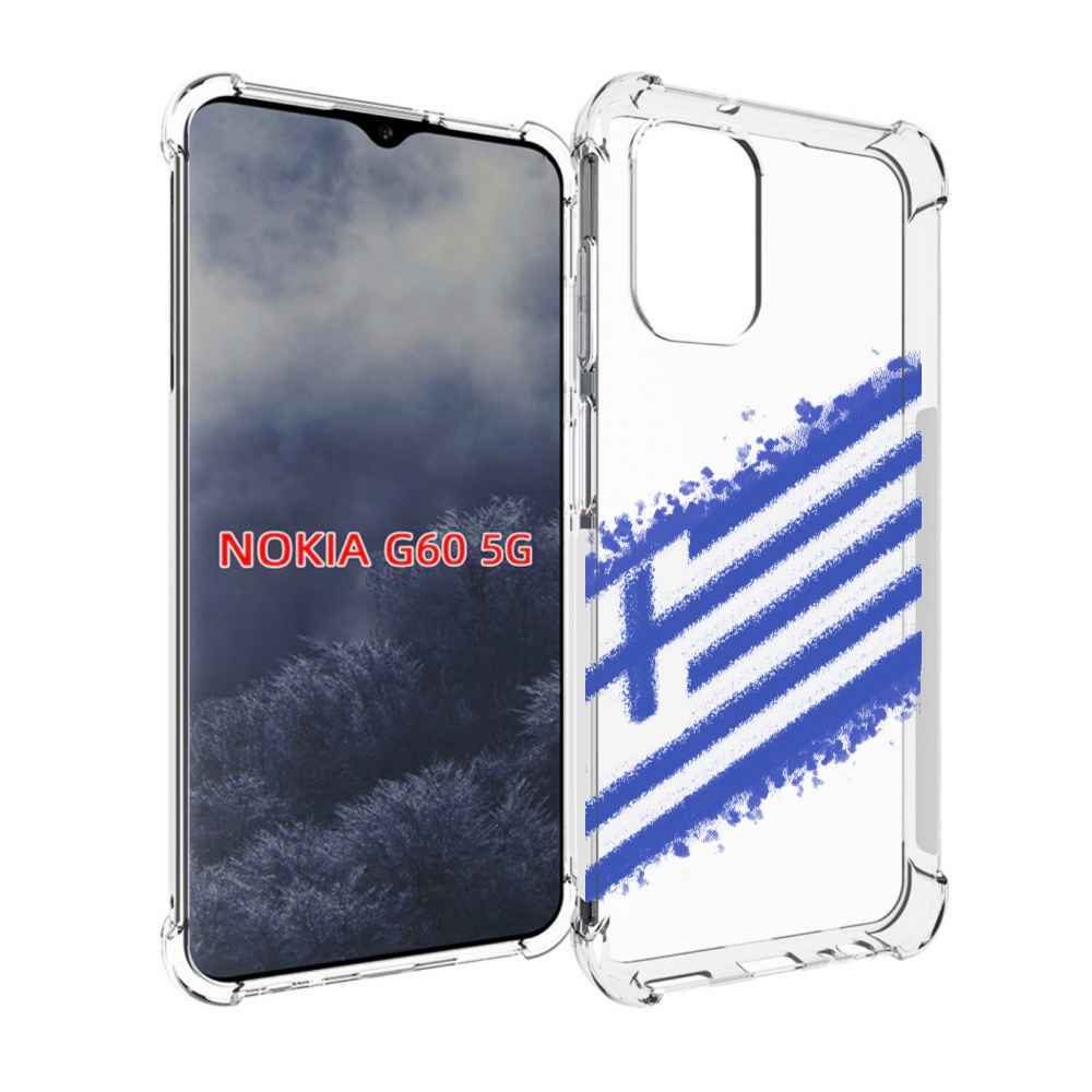 

Чехол MyPads флаг Греции для Nokia G60 5G, Прозрачный, Tocco
