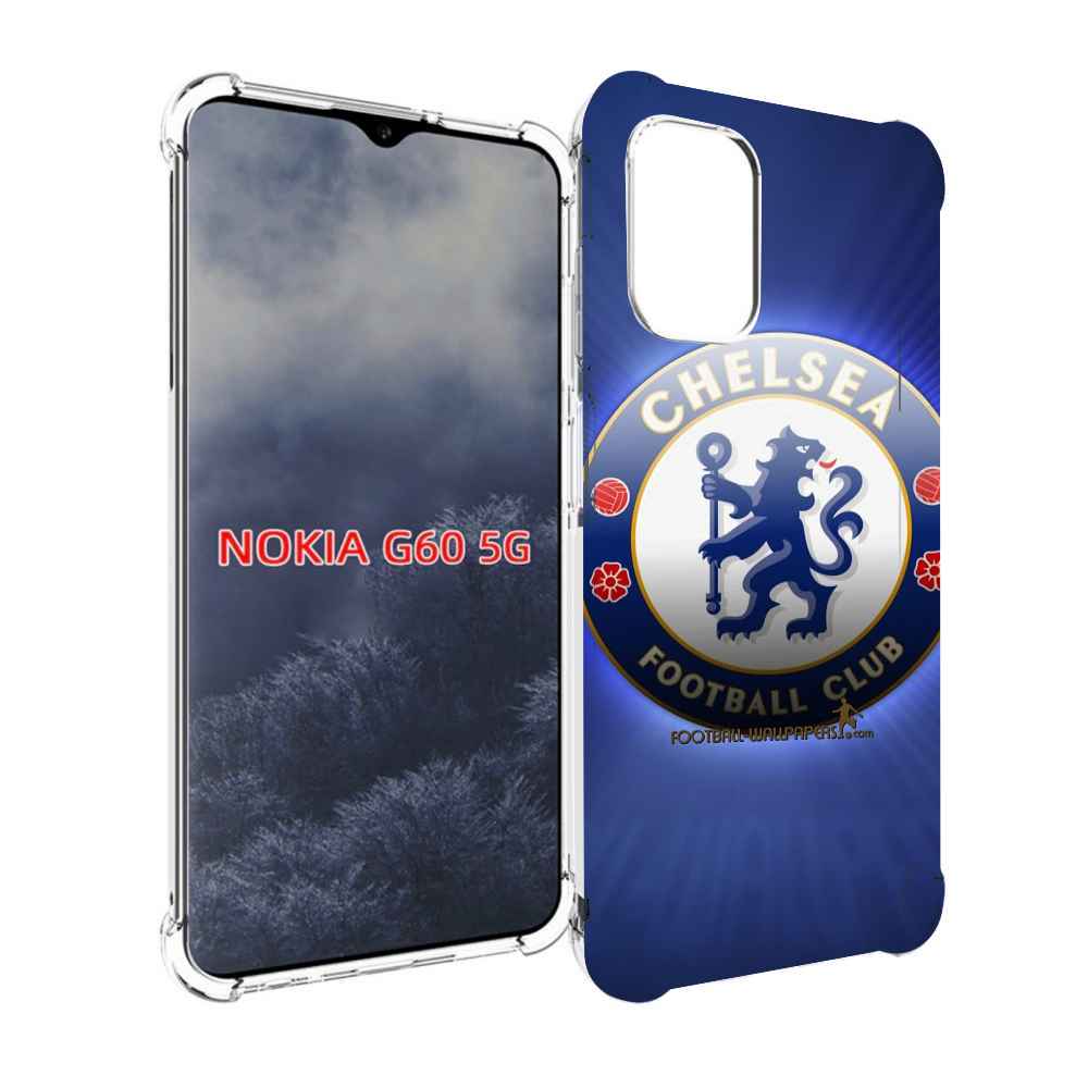 

Чехол MyPads фк челси лондон мужской для Nokia G60 5G, Прозрачный, Tocco