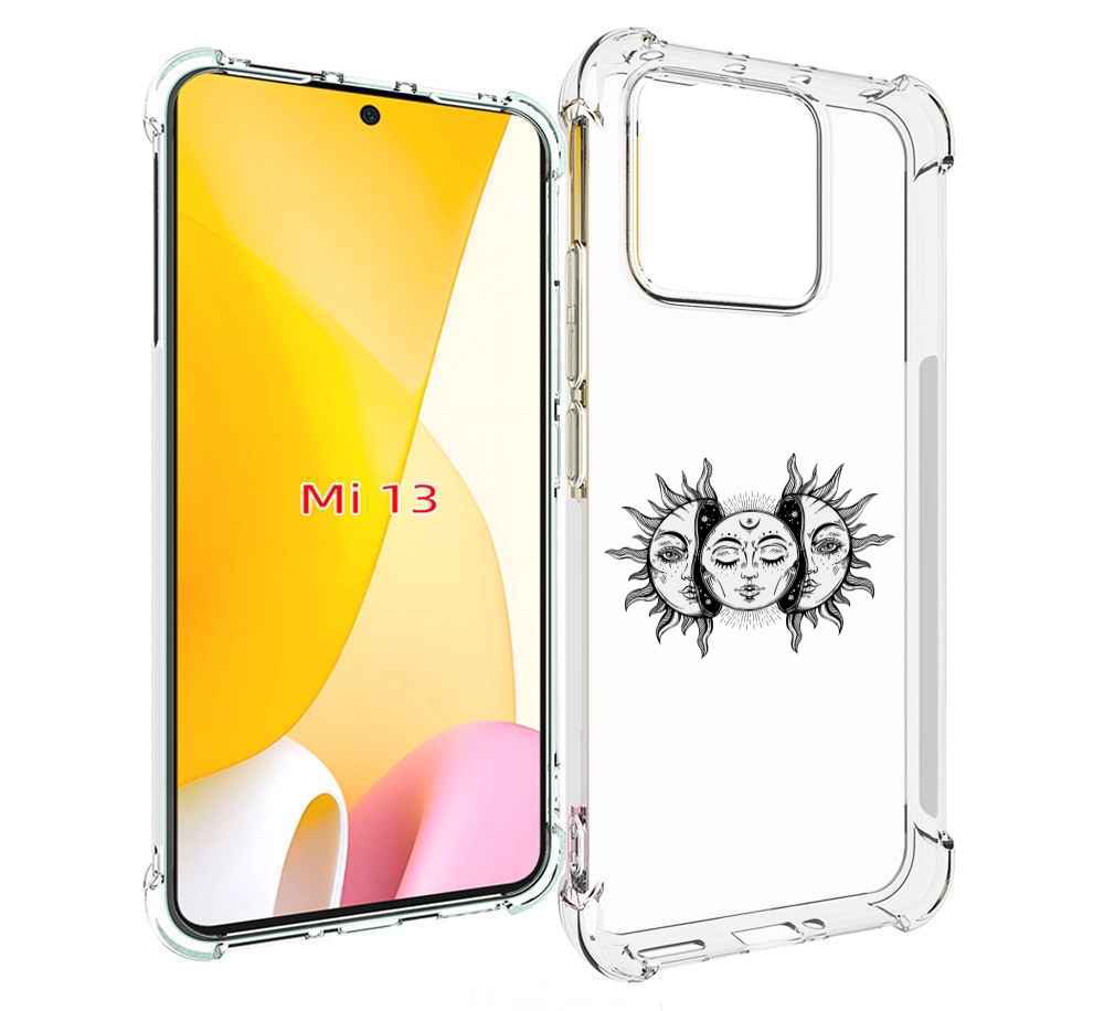 

Чехол MyPads луна-в-солнце для Xiaomi 13, Прозрачный, Tocco