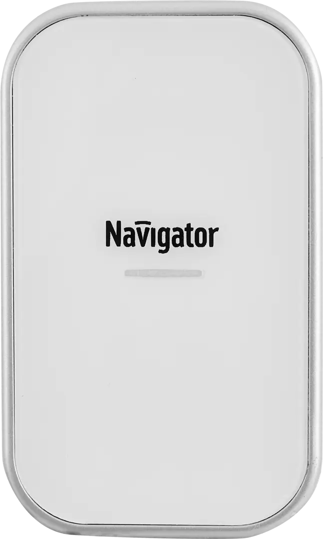 Дверной звонок беспроводной Navigator 80 506 36 мелодий цвет белый звонок дверной беспроводной feron e 379 41435