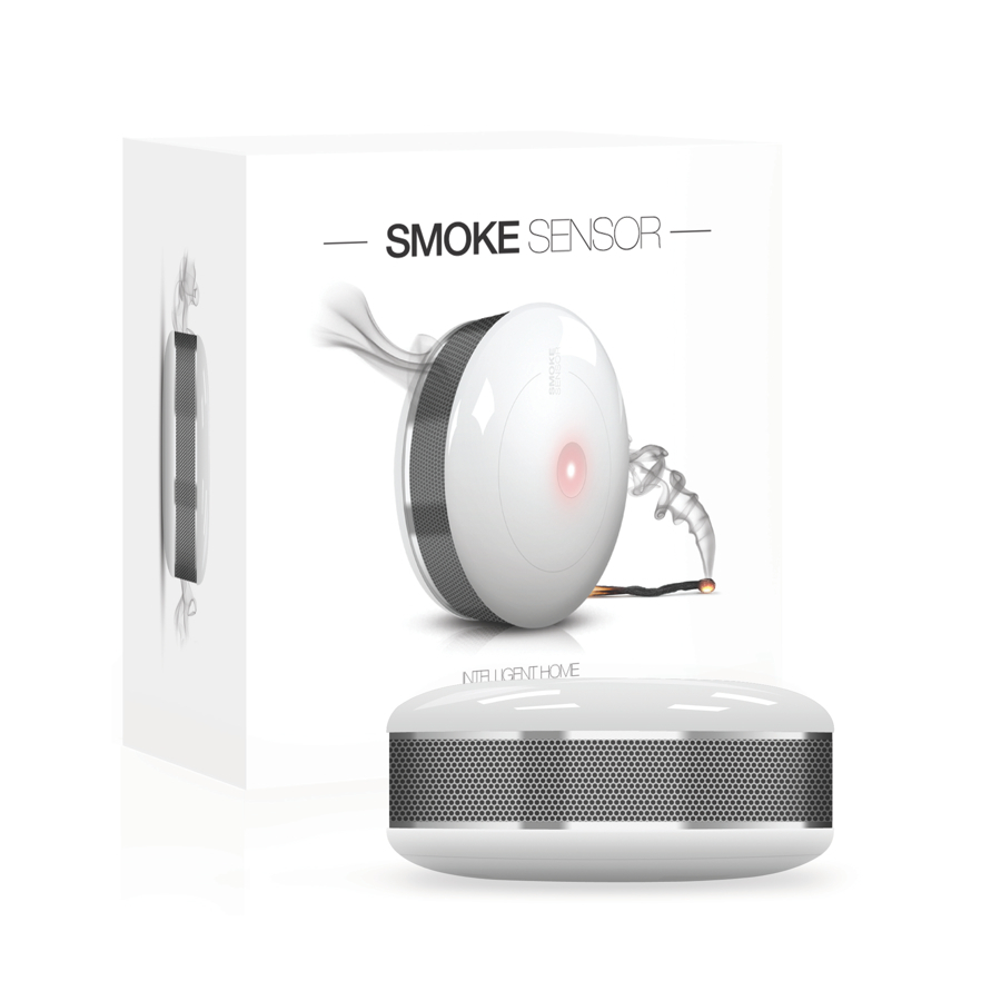 фото Датчик дыма fibaro smoke sensor