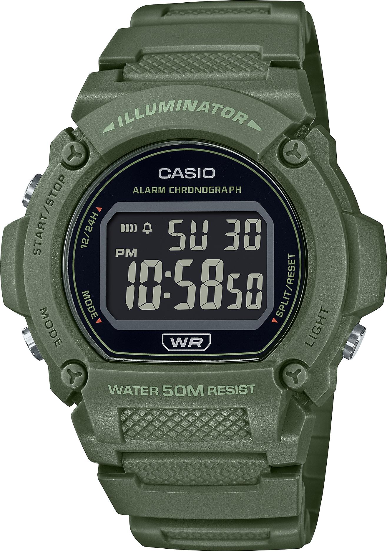 

Наручные часы мужские Casio W-219HC-3B, W-219HC-3B