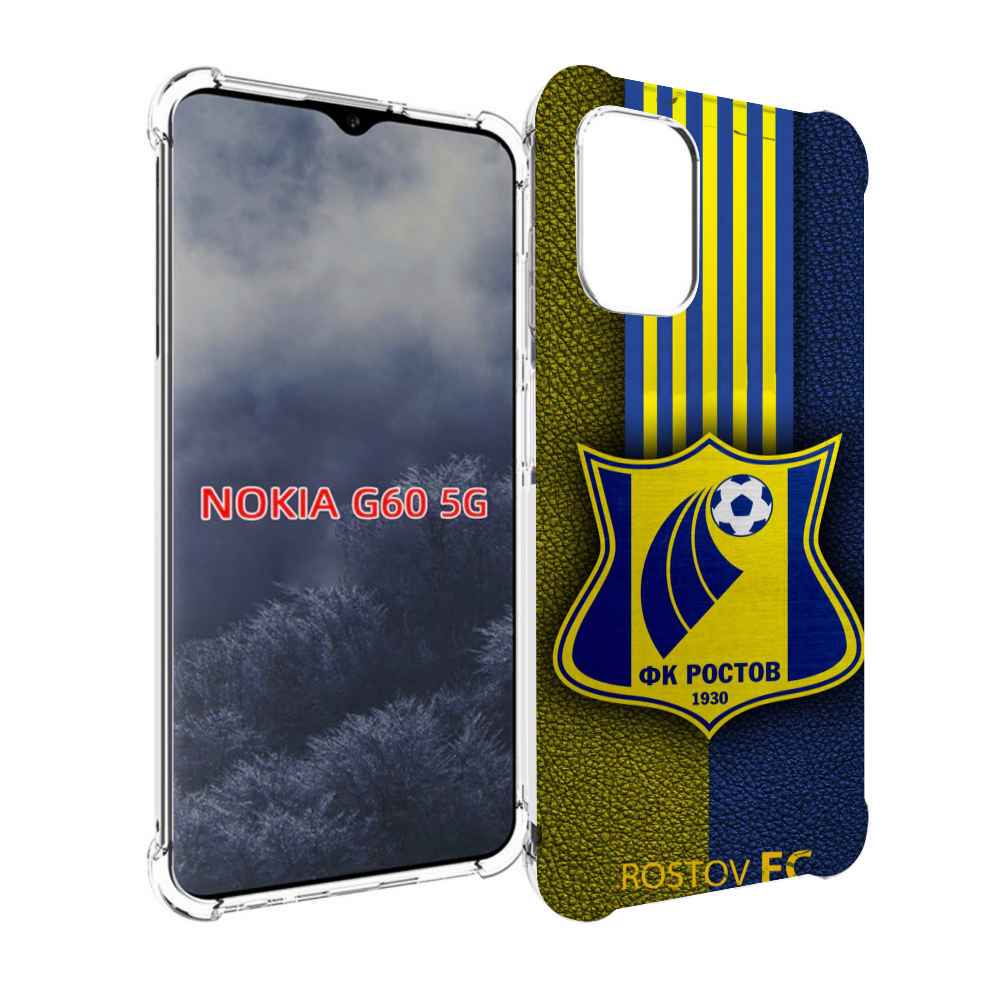 

Чехол MyPads фк ростов мужской для Nokia G60 5G, Прозрачный, Tocco