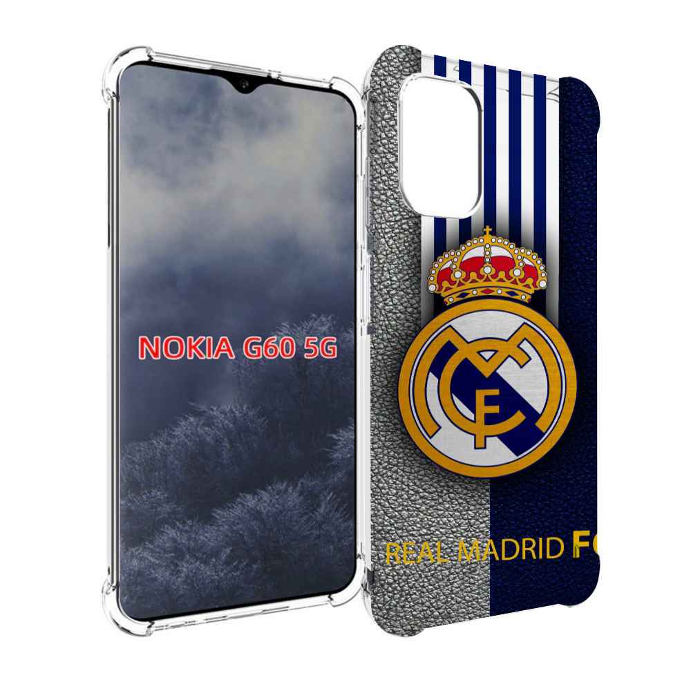 

Чехол MyPads фк реал мадрид мужской для Nokia G60 5G, Прозрачный, Tocco