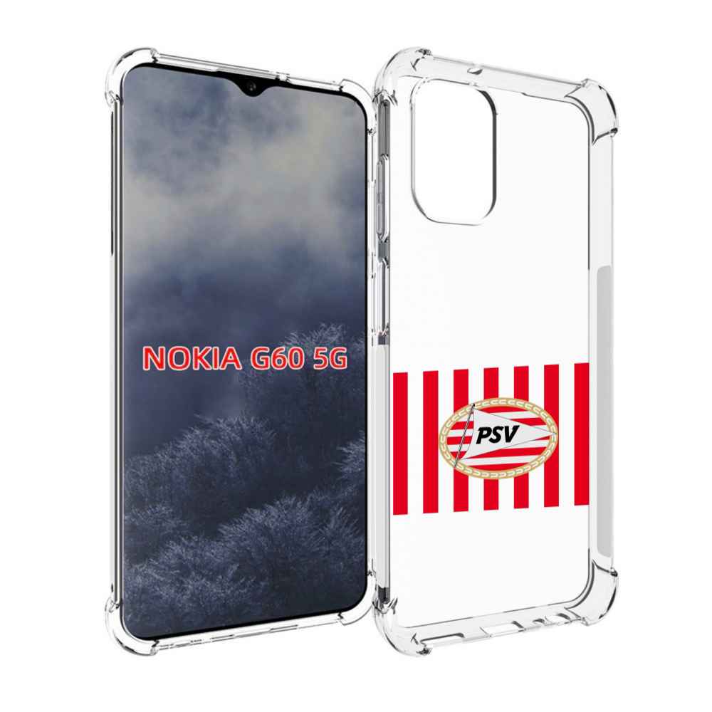 

Чехол MyPads фк псв голландия мужской для Nokia G60 5G, Прозрачный, Tocco