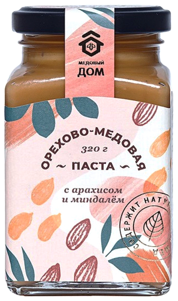 

Паста орехово-медовая Медовый дом с арахисом и миндалем 320г