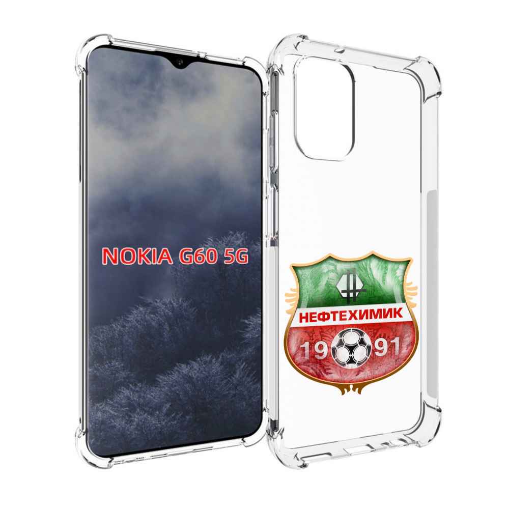 

Чехол MyPads фк нефтехимик нижнекамск для Nokia G60 5G, Прозрачный, Tocco