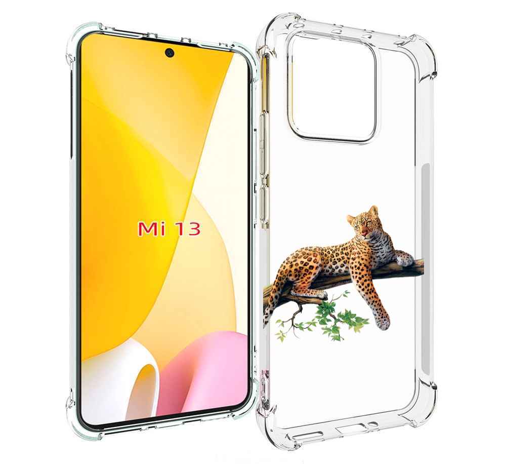 

Чехол MyPads леопард-на-дереве детский для Xiaomi 13, Прозрачный, Tocco