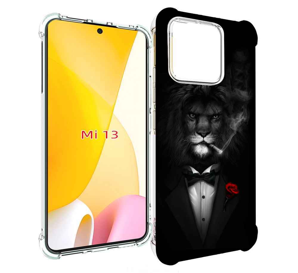 

Чехол MyPads лев-в-темноте-с-сигаретой мужской для Xiaomi 13, Прозрачный, Tocco