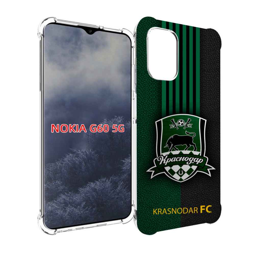 

Чехол MyPads фк краснодар мужской для Nokia G60 5G, Прозрачный, Tocco
