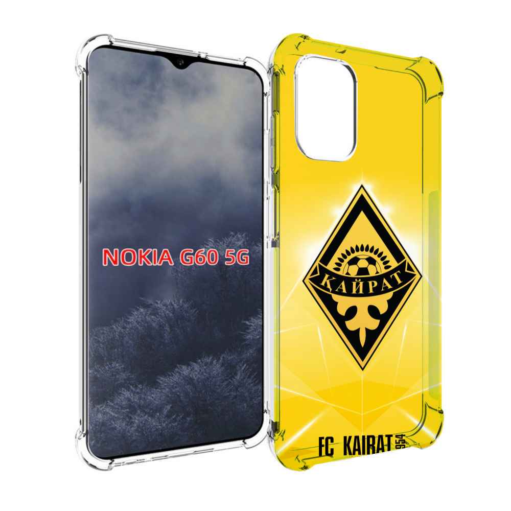 

Чехол MyPads фк каират алматы для Nokia G60 5G, Прозрачный, Tocco