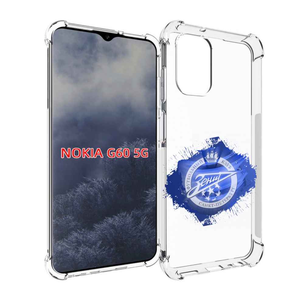 

Чехол MyPads фк зенит 1 мужской для Nokia G60 5G, Прозрачный, Tocco
