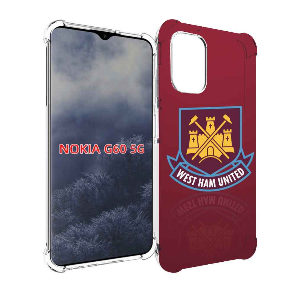 

Чехол MyPads фк вест хэм мужской для Nokia G60 5G, Прозрачный, Tocco