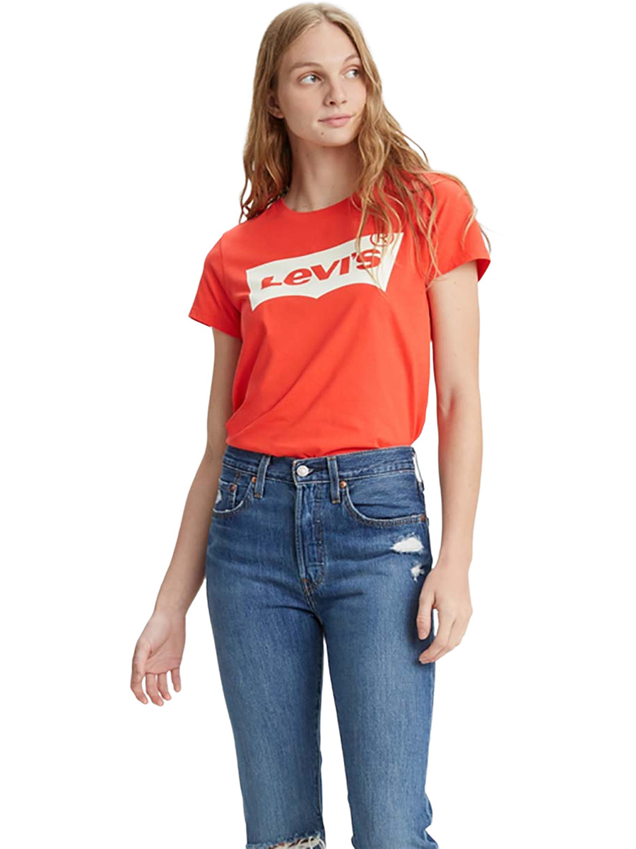 

Футболка женская Levis 17369-1082 красная 2XS, 17369-1082