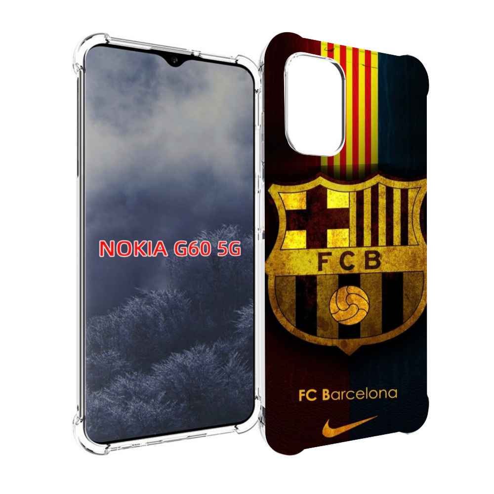 

Чехол MyPads фк барселона мужской для Nokia G60 5G, Прозрачный, Tocco
