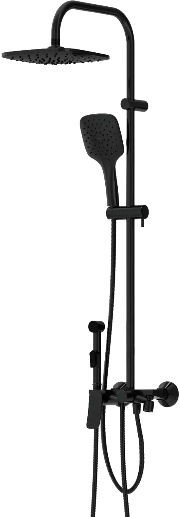 

Душевая стойка STWORKI by Damixa Хаммель HFXAM78300 черная, by Damixa Хаммель HFXAM78300 черная