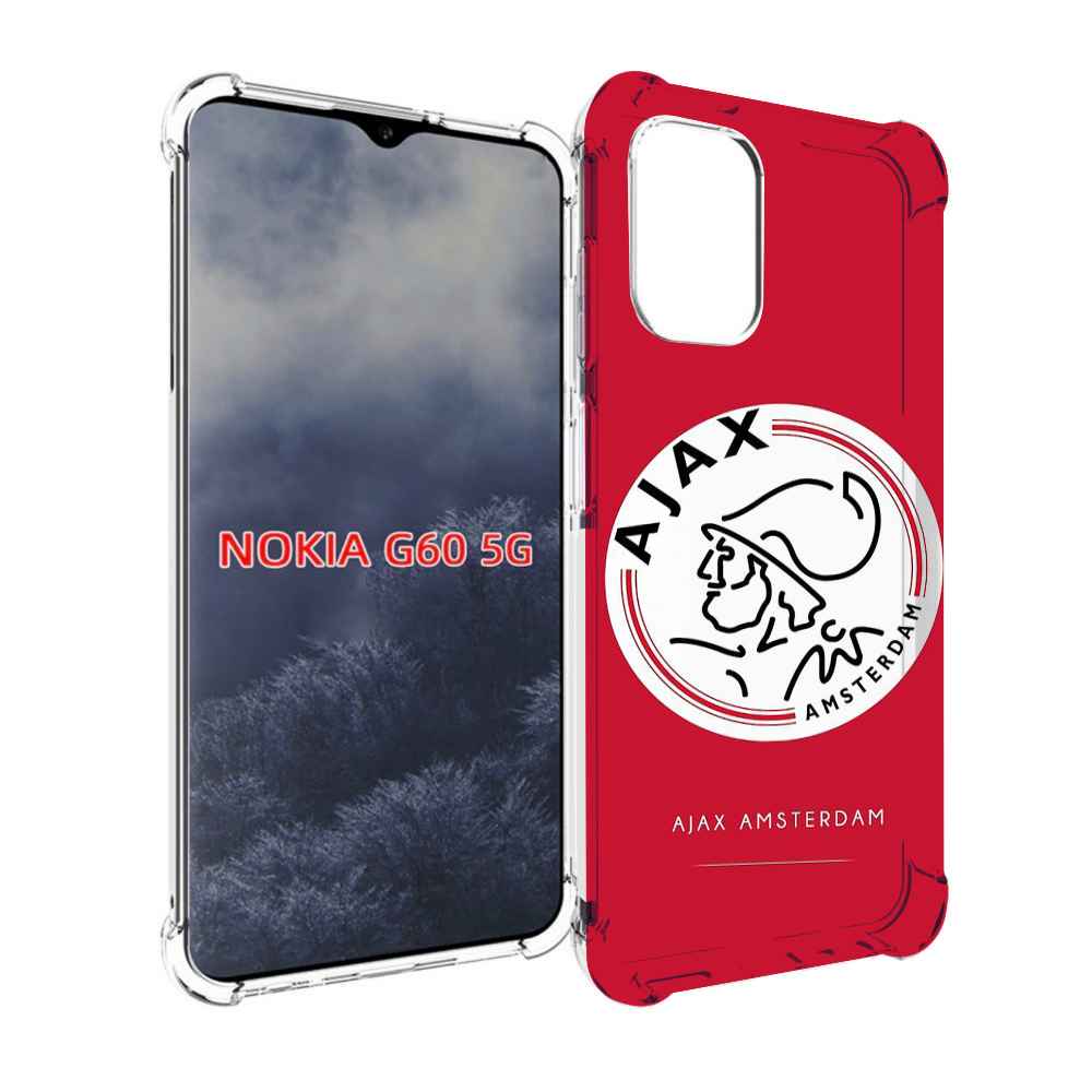 

Чехол MyPads фк аякс амстердам для Nokia G60 5G, Прозрачный, Tocco