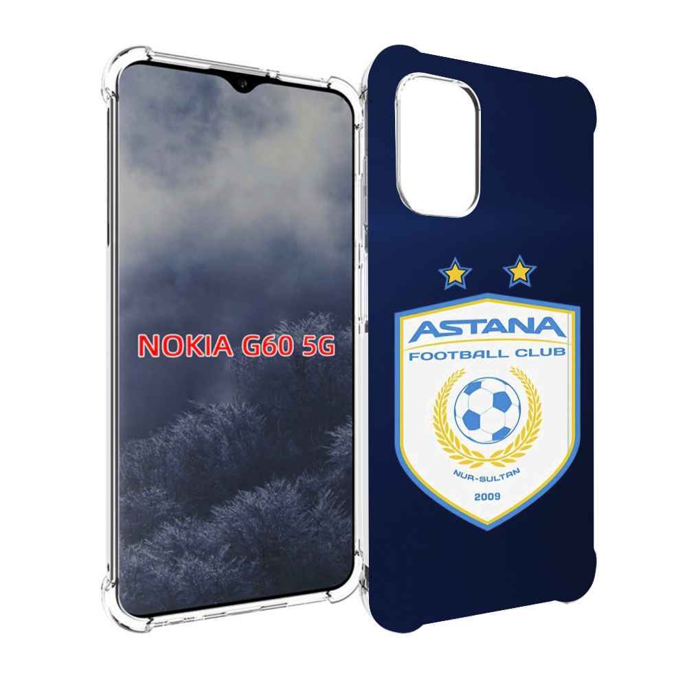 

Чехол MyPads фк астана нур султан для Nokia G60 5G, Прозрачный, Tocco
