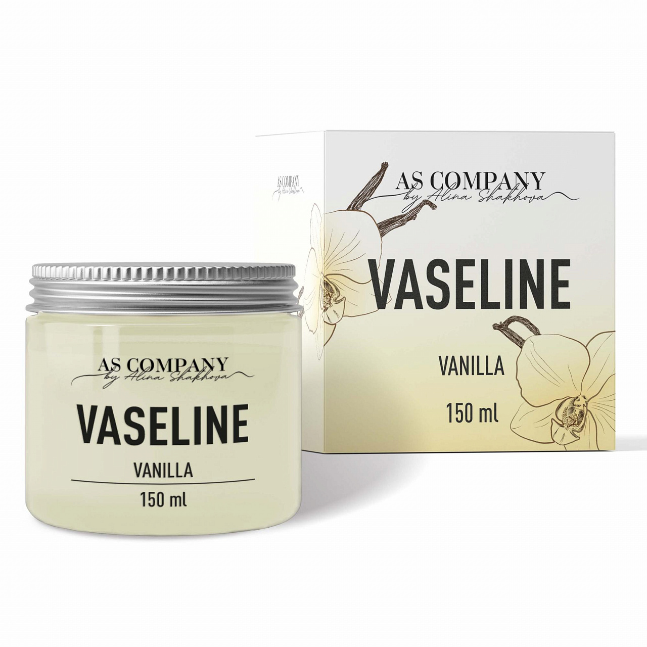 Вазелин Vanilla AS Company 150 мл вазелин vaseina в карандаше для губ натуральный 48 г