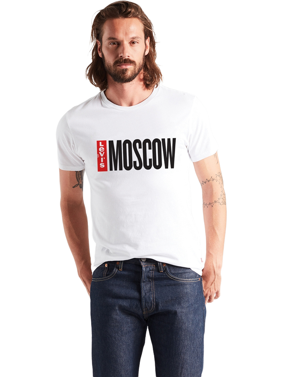 

Футболка мужская Levis 80741-0028 белая XS, Белый, 80741-0028