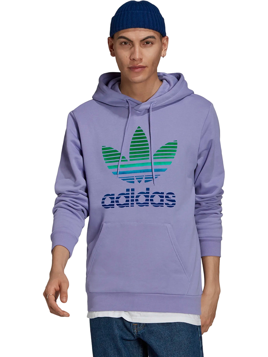 

Худи мужское Adidas GN3652 фиолетовое M, GN3652