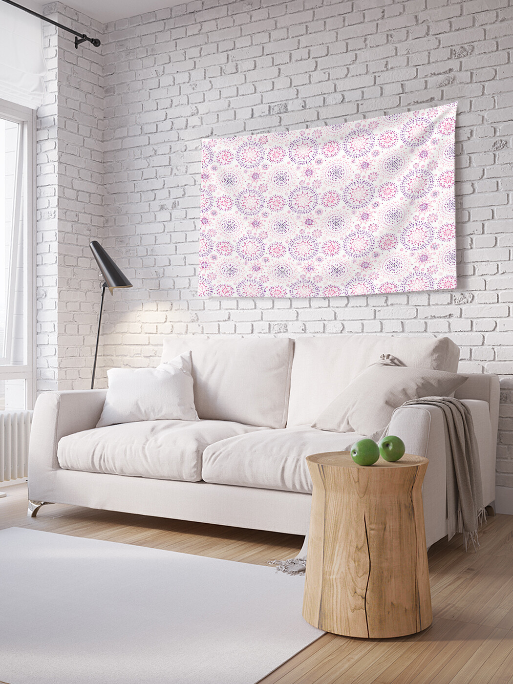 

Горизонтальное фотопанно JoyArty Кружевные диски, из ткани, 100х150 см