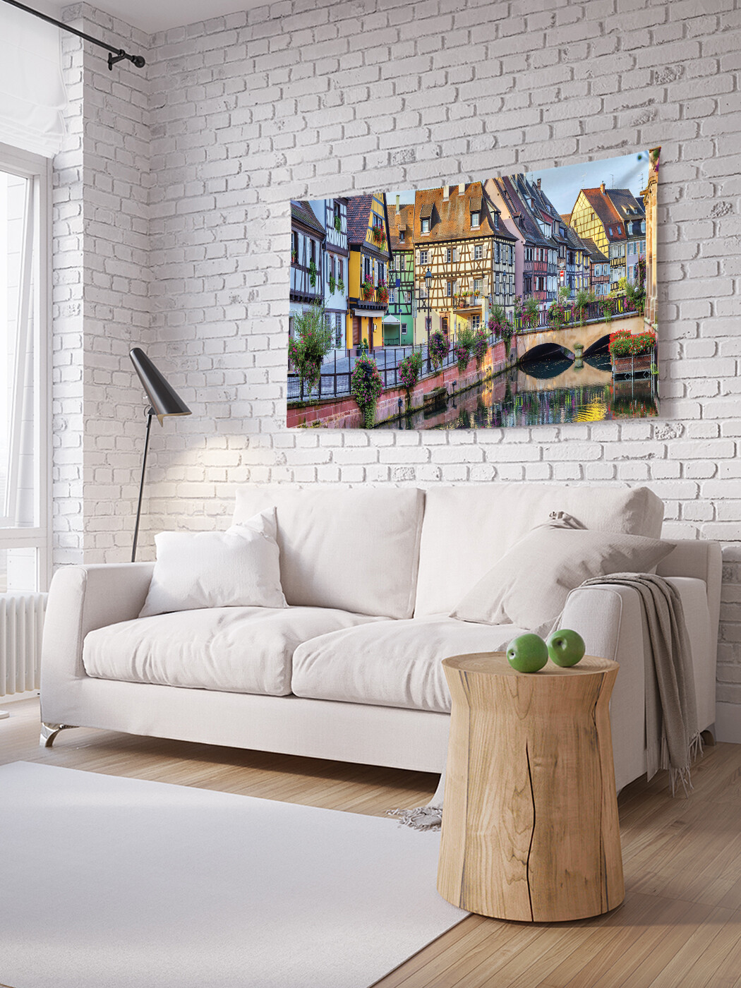 

Горизонтальное фотопанно JoyArty Красочный город, из ткани, 100х150 см