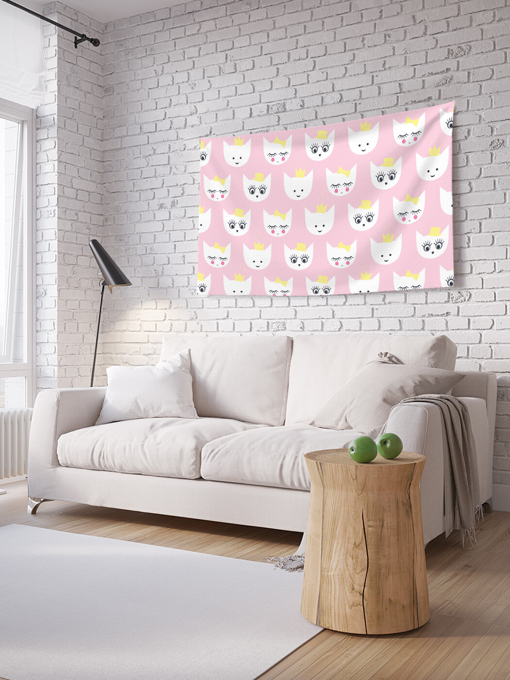 

Горизонтальное фотопанно JoyArty Кошачьи взгляды, из ткани, 150х200 см