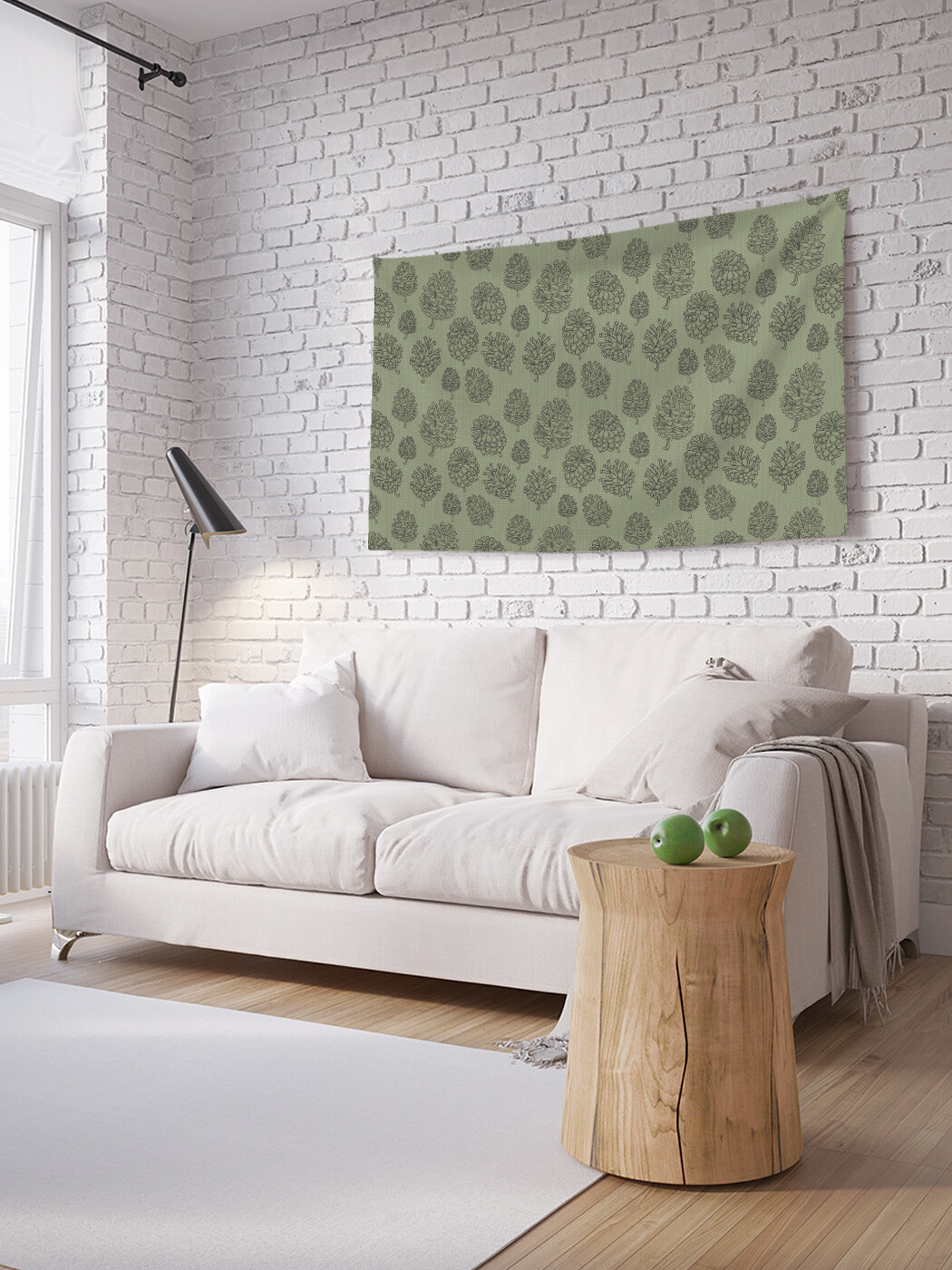 

Горизонтальное фотопанно JoyArty Контурные шишки, из ткани, 100х150 см