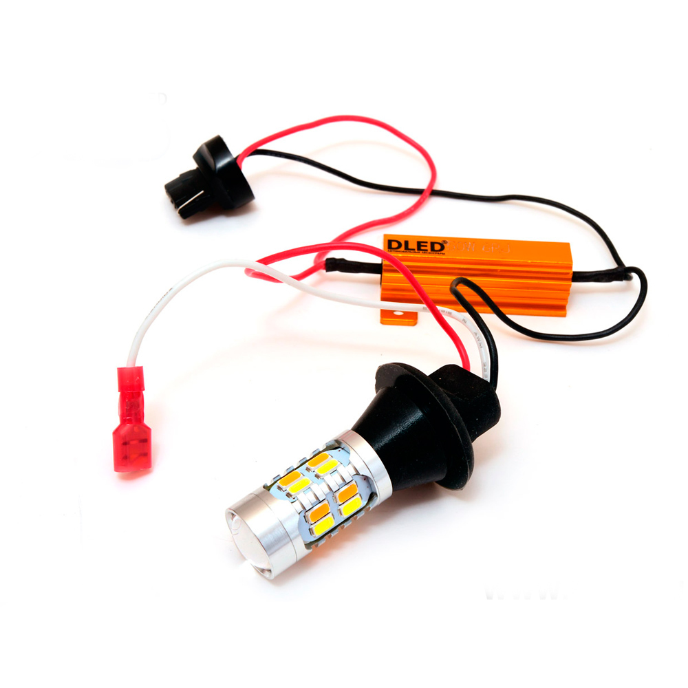 

Светодиодная автомобильная лампа W21W-T20-7440-W3x16d-66 SMD 4014 Белый-Желтый 1 шт, W21W - T20 - 7440 - W3x16d - 66 SMD 4014 Белый-Желтый