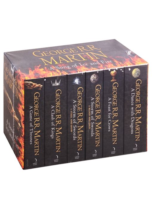 

Сборник книг A Song Of Ice & Fire 6 box set, HarperCollins UK