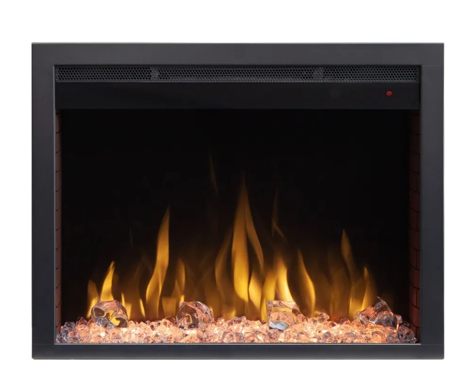 

Электрокамин RealFlame Saphir 25,5, 6 цветов пламени, с муляжом дров и кристаллами, Электроочаг Saphir 25