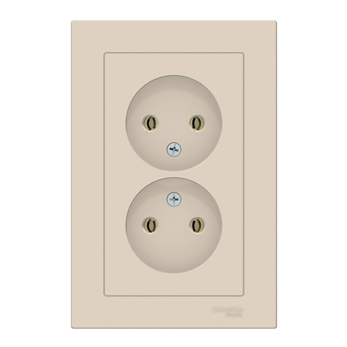 

Розетка Systeme Electric ATN000220, 3шт, Бежевый