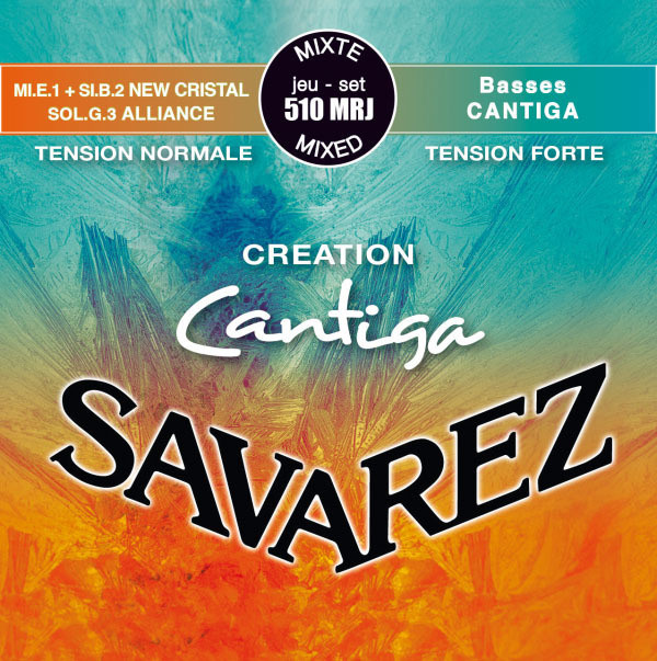 

SAVAREZ 510MRJ Creation Cantiga Blue/Red Mixed Tension струны для классической гитары, 510MRJ Creation Cantiga Blue/Red Mixed