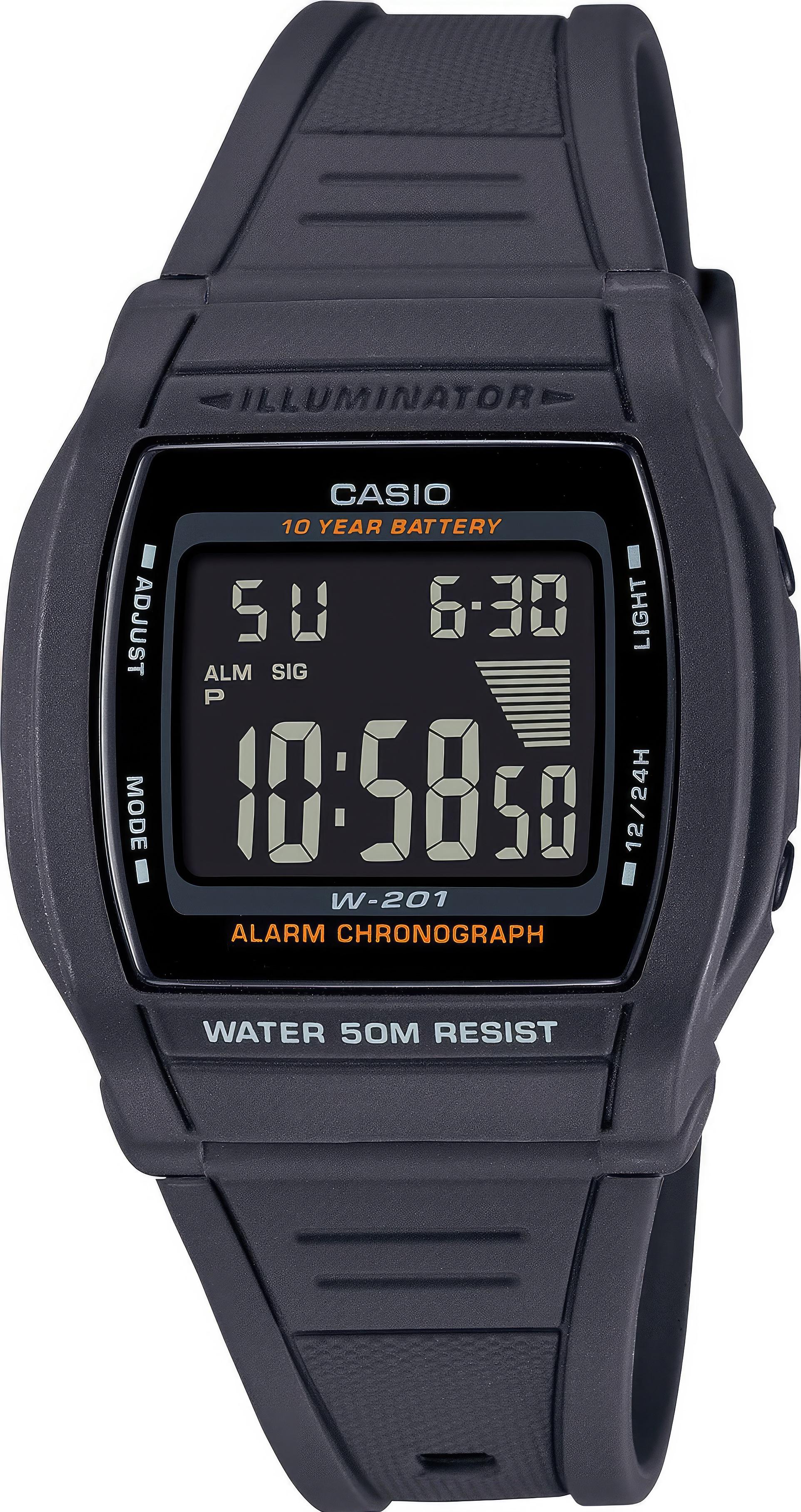 

Наручные часы унисекс Casio W-201-1B, W-201-1B